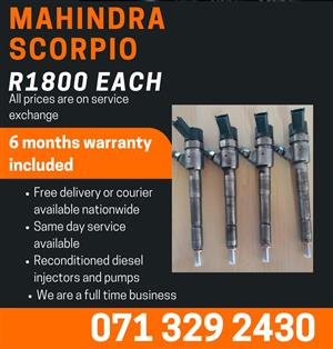 MAHINDRA SCORPIO INJECTORS FOR SALE WITH WARRANTY 