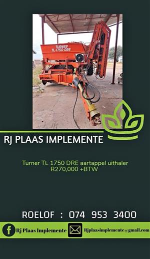 Turner TL 1750 DRE aartappel uithaler