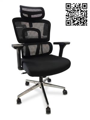 CKK03B - High-Back Ergonomic Desk Chair | Highly Adjustable Armrests & Lumbar