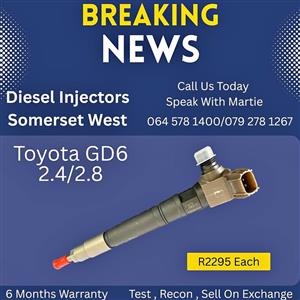Toyota GD6 diesel injectors
