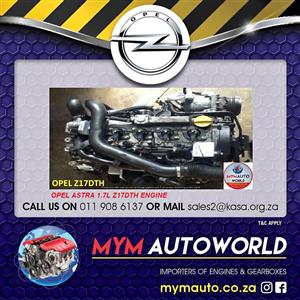 SECOND HAND OPEL ASTRA 1.7L Z17DTH ENGINE