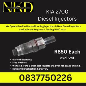 KIA 2700 DIESEL INJECTORS FOR SALE