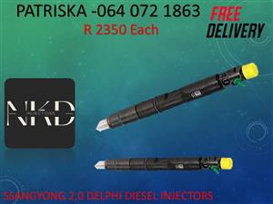 SSANGYONG 2,0 DELPHI INJECTORS FOR SALE