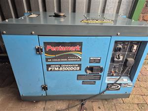 2nd hand multiphase silent diesel generator 7kva 
