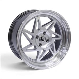 17″ CW-2502A 4×100 Hyper Silver Alloy Wheels