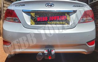 Hyundai Accent Sedan Standard/Detachable Towbars
