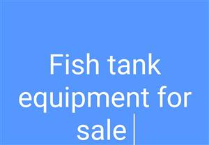 Fish  tank equipment for sale 