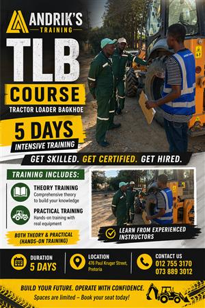 TRACTOR LOADER BACKHOE (TLB) OPERATOR TRAINING IN PRETORIA
