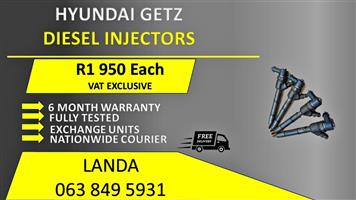 HYUNDAI GETZ DIESEL INJECTORS FOR SALE IN ROODEPOORT GAUTENG 