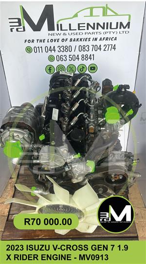 2023 ISUZU V-CROSS GEN7 1.9 X RIDER ENGINE - MV0913 