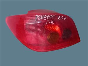 PEUGEOT 307 LEFT REAR TAIL LIGHT 2001-2008
