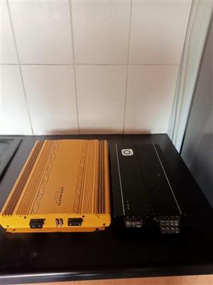 Two amps for sale.