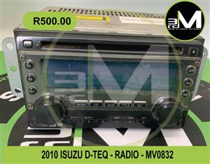 RADIO - 2010 ISUZU D-TEQ 