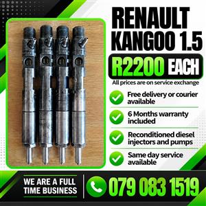 RENUALT KANGOO 1.5 INJECTORS FOR SALE WITH WARRANTY 