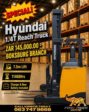 Hyundai 1.4T Reach Truck