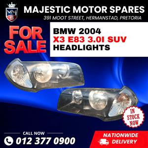 2004 BMW X3 E83 3.0i SUV Headlights for Sale – Used