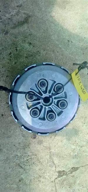 Yamaha YFZ 450 clutch. Meyerton bike scrapyard new and secondhand spares and accessories.