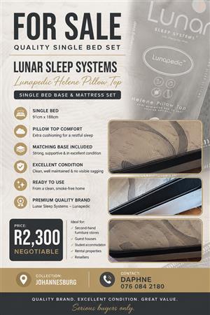 Premium Lunar Single Bed Set for Sale 
