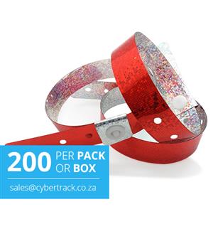 200 Hologram Wristbands Pack