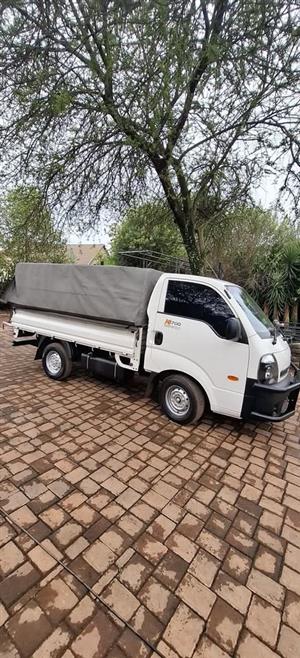 Hyundai H100 Cattle rail and canvas canopy only for sale.