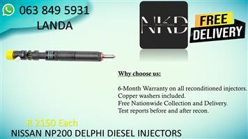 NISSAN NP200 DIESEL INJECTORS FOR SALE IN PRETORIA NORTH GAUTENG 