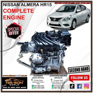 Nissan Almera HR15 Complete Engine