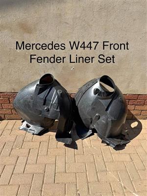 Mercedes W447 Front Fender Liner Set