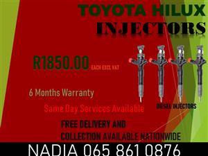EXCELLENT CONDITIONED DIESEL INJECTORS FOR SALE FOR TOYOTA HILUX