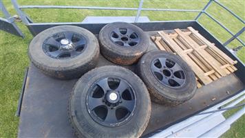 Mags and Tyres for sale 235/60/R16. 