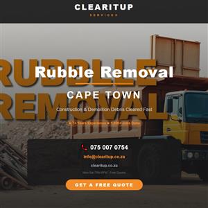 Rubble Removal in Cape Town