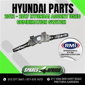 2012–2017 HYUNDAI ACCENT USED COMBINATION SWITCH FOR SALE 