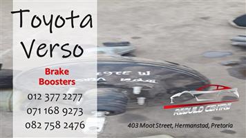 Toyota Verso used Braking systems available