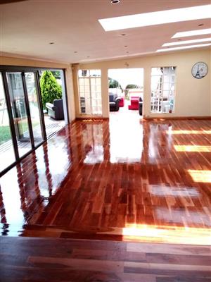 Wooden floor and deck installation, repairing, sanding and sealing 