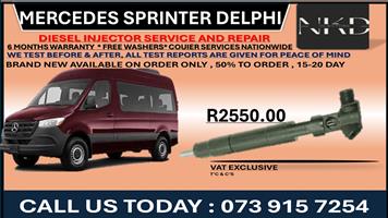 Mercedes Sprinter Delphi Diesel Injectors 