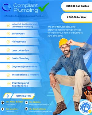  Compliant Plumbing – Reliable, Affordable & Professional 