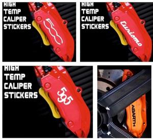 FIAT Arbarth brake caliper stickers decals vinyl graphics sets 