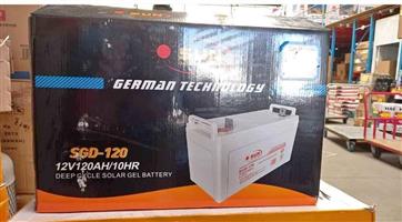 120AH Deep Cycle Gel Battery,  New sealed in box with FREE DELIVERY