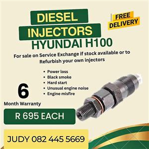 Hyundai H100 Diesel Injector for sale on service exchange or to recon