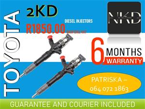 TOYOYA DIESEL INJECTORS FOR SALE OR RECON