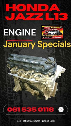 Honda Jazz L13 engine for sale