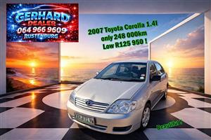 2007 Toyota Corolla 1.4 i