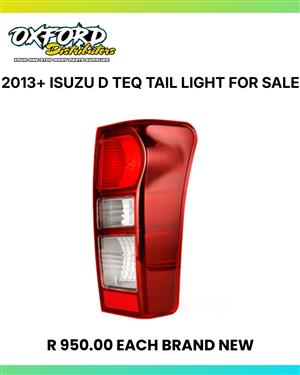 Isuzu D-TEQ Tail Light 2013 Onwards for sale 