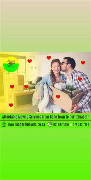 Affordable Moving Services from Cape Town to Port Elizabeth