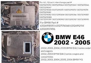 BMW 3 Series E46 headlight Xenon ballast module