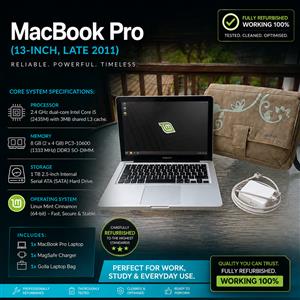 MacBook Pro (13-inch, Late 2011 - Refurbished) - Linux Mint OS
