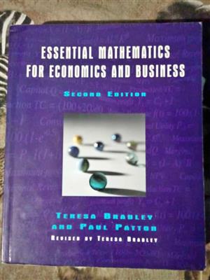 Essential Mathematics for Economics and Business