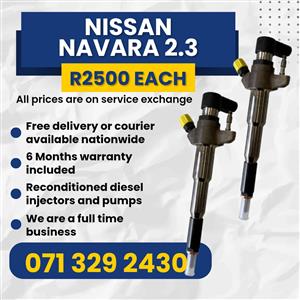NISSAN NAVARA 2.3 INJECTORS FOR SALE WITH WARRANTY INCLUDED 