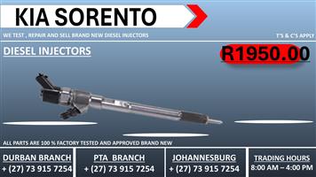 Kia Sorento Diesel Injectors 