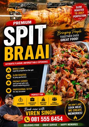 SPITT BRAAI by Viren Singh -The Ultimate Braai Experience in Durban!