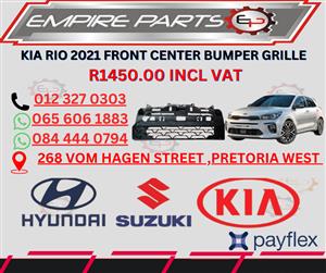 KIA RIO 2021- CENTRE BUMPER GRILLE NEW FOR SALE